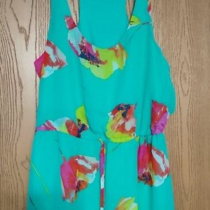 NWOT Xhilaration Lg Floral Maxi Dress